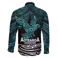 New Zealand Sulphur-crested Cockatoo Family Matching Mermaid Dress and Hawaiian Shirt Aotearoa Maori Mix Paua Shell LT14 - Polynesian Pride