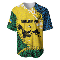 Malampa Province Baseball Jersey Vanuatu Map - Plumeria Flag Color