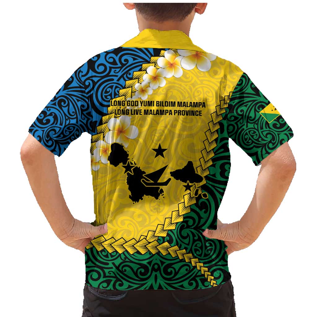 Malampa Province Family Matching Mermaid Dress and Hawaiian Shirt Vanuatu Map - Plumeria Flag Color LT14 - Polynesian Pride