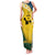 Malampa Province Family Matching Tank Maxi Dress and Hawaiian Shirt Vanuatu Map - Plumeria Flag Color