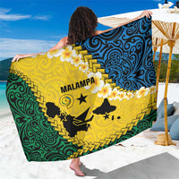 Malampa Province Sarong Vanuatu Map - Plumeria Flag Color