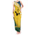 Malampa Province Tank Maxi Dress Vanuatu Map - Plumeria Flag Color