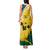 Malampa Province Tank Maxi Dress Vanuatu Map - Plumeria Flag Color