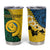 Malampa Province Tumbler Cup Vanuatu Pattern Map With Plumeria Flag Color