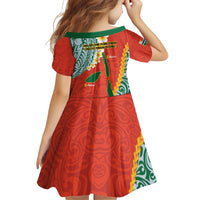 Penama Province Family Matching Puletasi and Hawaiian Shirt Vanuatu Map - Plumeria Flag Color LT14 - Polynesian Pride