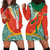 Penama Province Hoodie Dress Vanuatu Map - Plumeria Flag Color