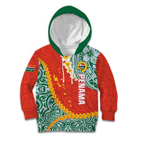 Penama Province Kid Hoodie Vanuatu Map - Plumeria Flag Color