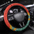 Penama Province Steering Wheel Cover Vanuatu Map - Plumeria Flag Color