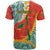 Penama Province T Shirt Vanuatu Map - Plumeria Flag Color
