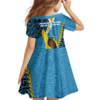 Sanma Province Family Matching Puletasi and Hawaiian Shirt Vanuatu Pattern Myna Bird - Plumeria Flag Color LT14 - Polynesian Pride