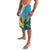 Sanma Province Lavalava Vanuatu Pattern Myna Bird - Plumeria Flag Color