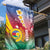 Shefa Province Garden Flag Vanuatu Pattern Map - Plumeria Flag Color