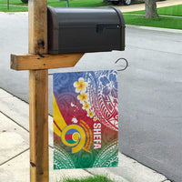 Shefa Province Garden Flag Vanuatu Pattern Map - Plumeria Flag Color