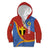 Tafea Province Kid Hoodie Vanuatu Pattern Map - Plumeria Flag Color