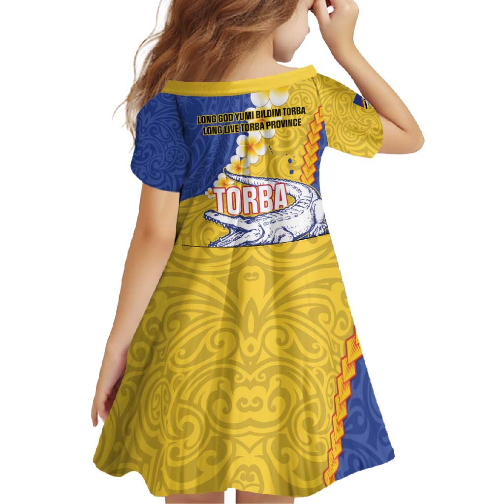 Torba Province Family Matching Short Sleeve Bodycon Dress and Hawaiian Shirt Vanuatu Pattern Crocodile - Plumeria Flag Color LT14 - Polynesian Pride