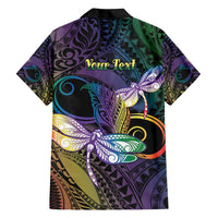 Personalized Polynesian Memorial Family Matching Puletasi and Hawaiian Shirt Dragonflies Appear When Angels Are Near LT14 - Polynesian Pride