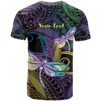 Personalized Polynesian Memorial T Shirt Dragonflies Appear When Angels Are Near