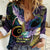 Personalized Polynesian Memorial Women Casual Shirt Dragonflies Appear When Angels Are Near