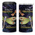 As Long As I Breathe You'll Be Remembered 4 in 1 Can Cooler Tumbler Dragonflies Memorial - Polynesian Pattern