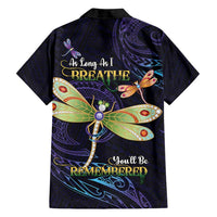 As Long As I Breathe You'll Be Remembered Family Matching Long Sleeve Bodycon Dress and Hawaiian Shirt Dragonflies Memorial - Polynesian Pattern LT14 - Polynesian Pride