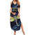 As Long As I Breathe You'll Be Remembered Summer Maxi Dress Dragonflies Memorial - Polynesian Pattern