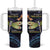 As Long As I Breathe You'll Be Remembered Tumbler With Handle Dragonflies Memorial - Polynesian Pattern