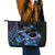 Polynesian Memorial Leather Tote Bag Hummingbirds Appear When Angels Are Near LT14