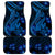 Blue Polynesia Shark Tattoo Car Mats With Polynesian Plumeria LT14 Blue - Polynesian Pride