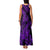 Purple Polynesia Shark Tattoo Family Matching Tank Maxi Dress and Hawaiian Shirt With Polynesian Plumeria LT14 - Polynesian Pride