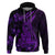 Purple Polynesia Shark Tattoo Hoodie With Polynesian Plumeria LT14 Purple - Polynesian Pride