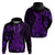 Purple Polynesia Shark Tattoo Hoodie With Polynesian Plumeria LT14 - Polynesian Pride