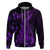 Purple Polynesia Shark Tattoo Hoodie With Polynesian Plumeria LT14 - Polynesian Pride