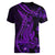 Purple Polynesia Shark Tattoo Women V Neck T Shirt With Polynesian Plumeria LT14 - Polynesian Pride