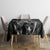 Black Polynesia Tablecloth Shark Tattoo With Polynesian Plumeria LT14 - Polynesian Pride