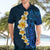 Blue Polynesia Hawaiian Shirt Plumeria Tropical Leaves With Galaxy Polynesian Art LT14 - Polynesian Pride