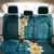 Turquosie Polynesia Back Car Seat Cover Plumeria Tropical Leaves With Galaxy Polynesian Art LT14 - Polynesian Pride