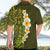 Lime Green Tropical Plumeria With Galaxy Polynesian Art Hawaiian Shirt LT14 - Polynesian Pride