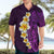 Purple Tropical Plumeria With Galaxy Polynesian Art Hawaiian Shirt LT14 - Polynesian Pride