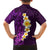 Purple Tropical Plumeria With Galaxy Polynesian Art Hawaiian Shirt LT14 - Polynesian Pride