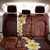 Red Tropical Plumeria With Galaxy Polynesian Art Back Car Seat Cover LT14 - Polynesian Pride