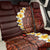 Red Tropical Plumeria With Galaxy Polynesian Art Back Car Seat Cover LT14 - Polynesian Pride