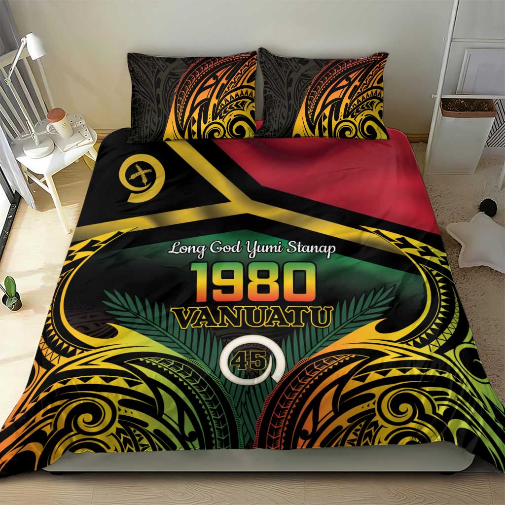 Vanuatu 1980 Bedding Set Hapi 45 Yia Indipendens Anivesari