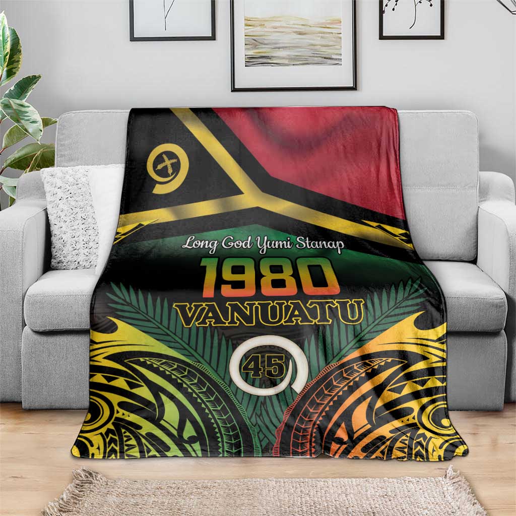 Vanuatu 1980 Blanket Hapi 45 Yia Indipendens Anivesari