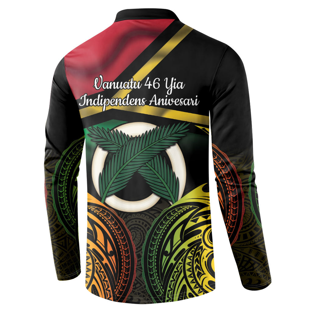Vanuatu 1980 Button Sweatshirt Hapi 46 Yia Indipendens Anivesari LT14 - Polynesian Pride