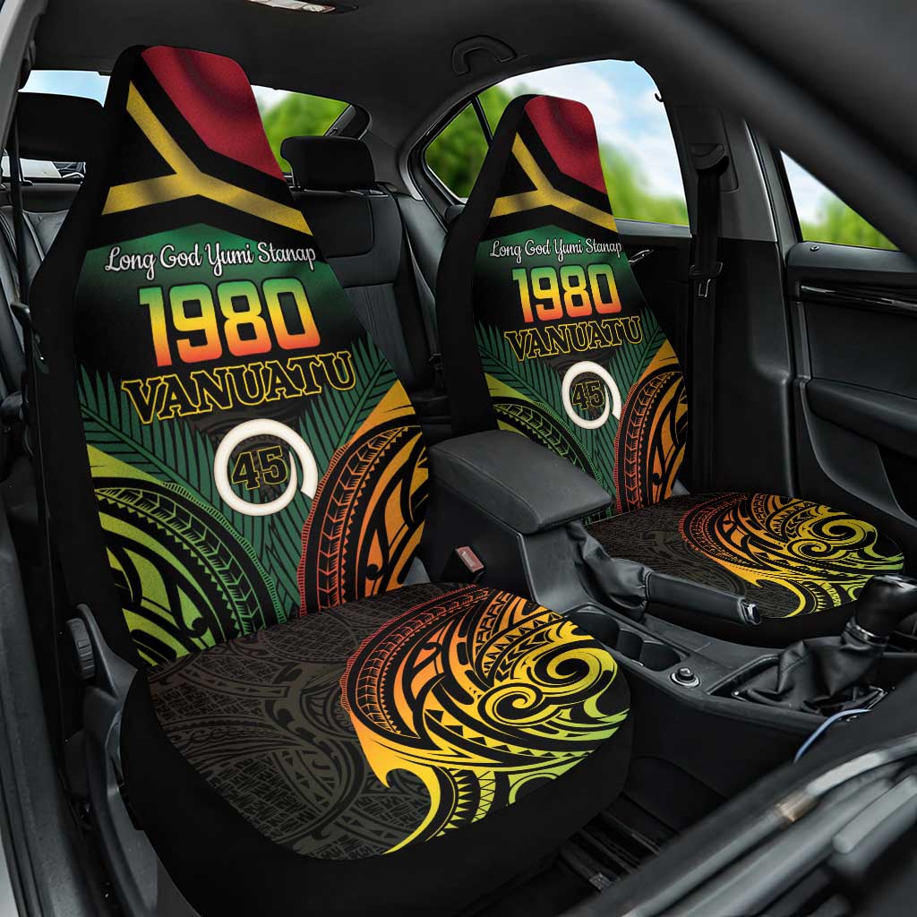 Vanuatu 1980 Car Seat Cover Hapi 45 Yia Indipendens Anivesari