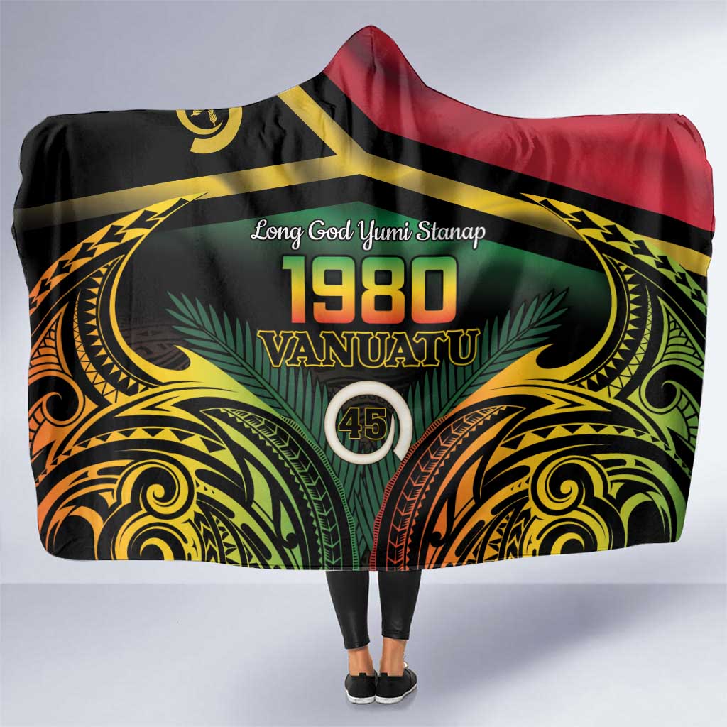 Vanuatu 1980 Hooded Blanket Hapi 45 Yia Indipendens Anivesari