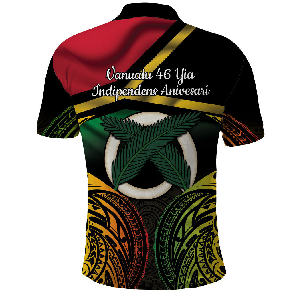 Vanuatu 1980 Polo Shirt Hapi 46 Yia Indipendens Anivesari LT14 - Polynesian Pride