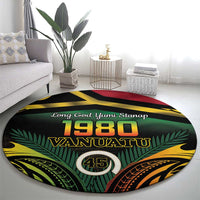 Vanuatu 1980 Round Carpet Hapi 45 Yia Indipendens Anivesari