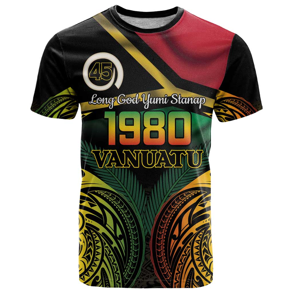 Vanuatu 1980 T Shirt Hapi 45 Yia Indipendens Anivesari