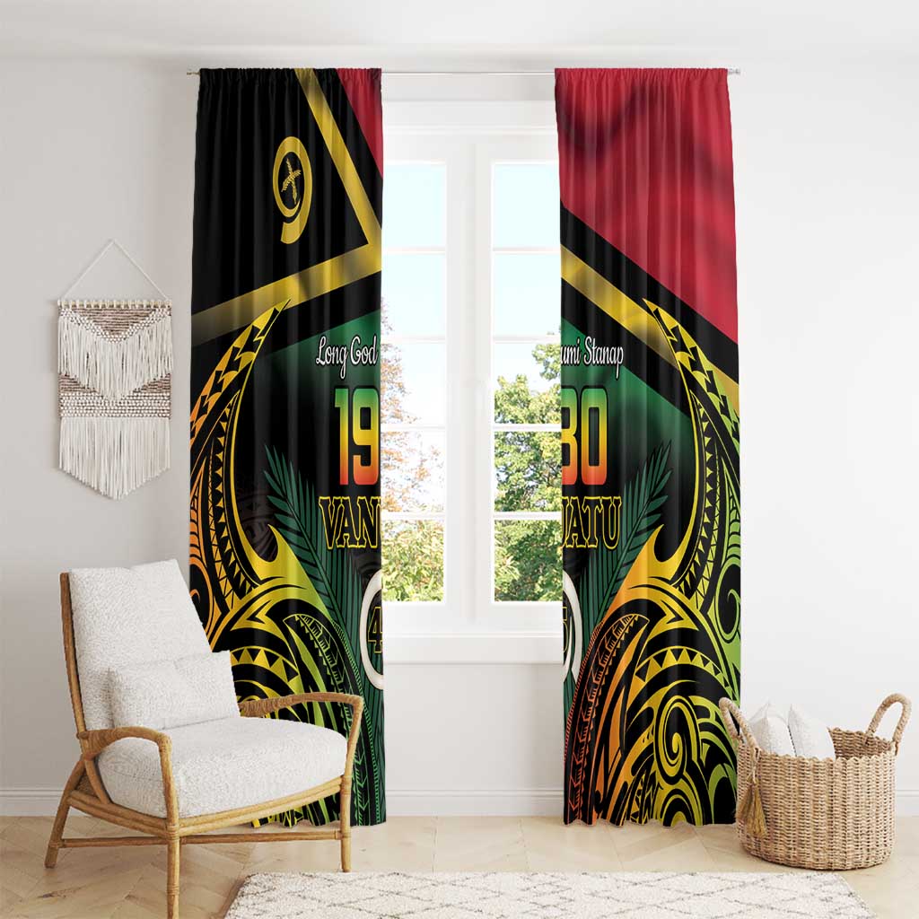 Vanuatu 1980 Window Curtain Hapi 45 Yia Indipendens Anivesari